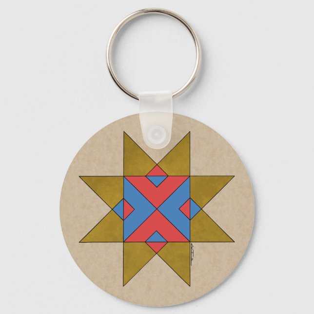 Chaveiro Lincolnshire Auseklis Witch Mark (Frente)