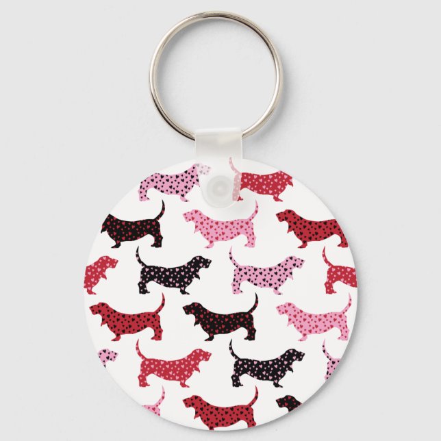 Chaveiro Linda Bassets (Frente)