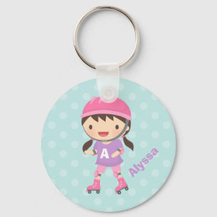 Chaveiro Linda Menina Patinadora Para Meninas