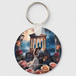 Chaveiro Linda noiva e noiva ao lado do mar