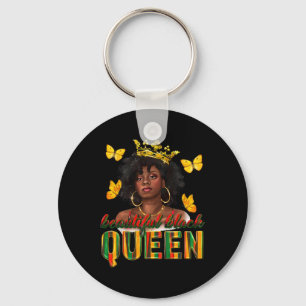 Chaveiro Linda Rainha Negra Derrubando Afro Melanin Junete