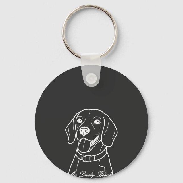 Chaveiro Lindo Beagle (Frente)