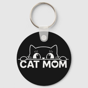 Chaveiro Lindo design simples para mulheres amantes de gato
