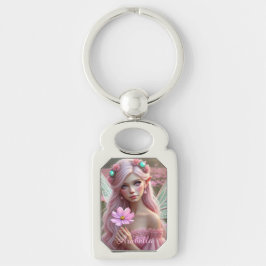 Chaveiro Lindo Fada de Outubro em Cosmos