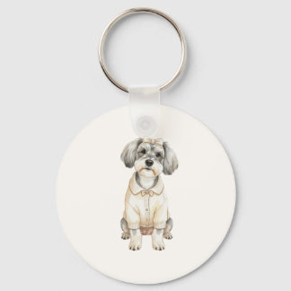Chaveiro Lindo schnauzer de orelhas longas
