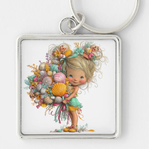 CHAVEIRO LINDO VERÃO CAPRICHOSO COM PEQUENAS FLORES