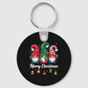 Chaveiro Lindos Três Gnomo Feliz Natal Mulheres Meninas Cri