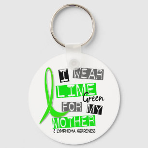Chaveiro Linfoma eu visto o verde limão para minha mãe 37