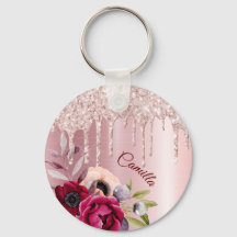 Linguagem cor-de-rosa gota-a-gota rosa dourada flo