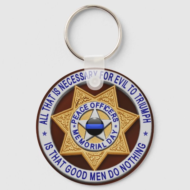 Chaveiro Linha Azul Fino (Frente)