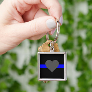 Chaveiro Linha Azul Fino - Para Aqueles Que Servem