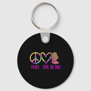 Chaveiro Linha de Amor entre Tie Dye Dance Tie Dye Peace Li