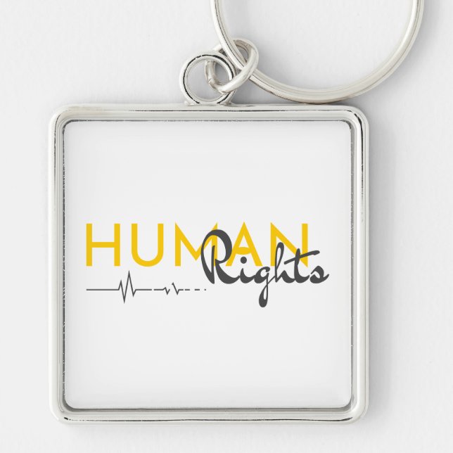 Chaveiro Linha de vida dos direitos humanos (Frente)