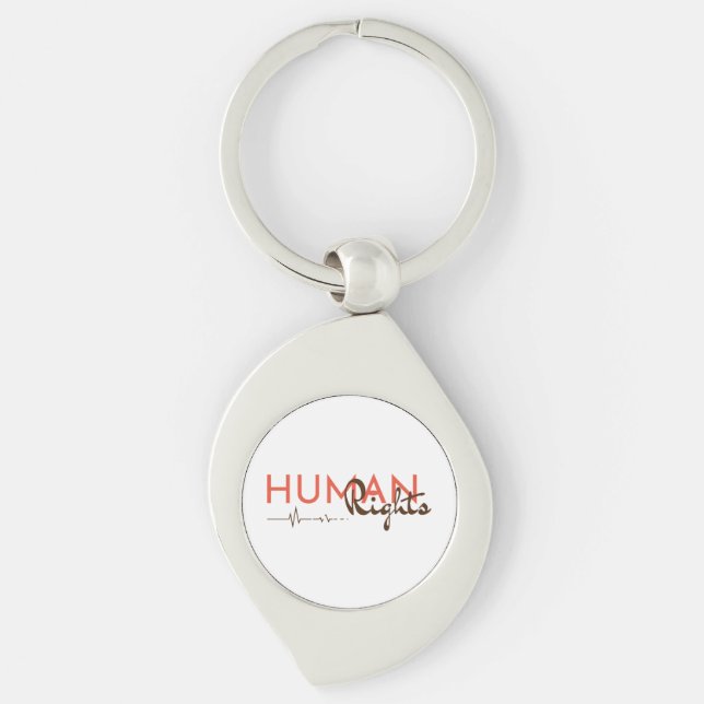 Chaveiro Linha de vida dos direitos humanos (Frente)