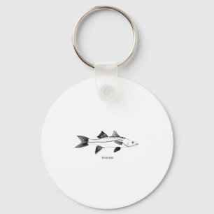 Chaveiro Linha logotipo de Snook da arte