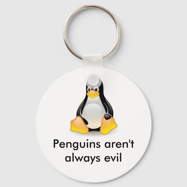 Chaveiro linux-pinguin-tux (Frente)