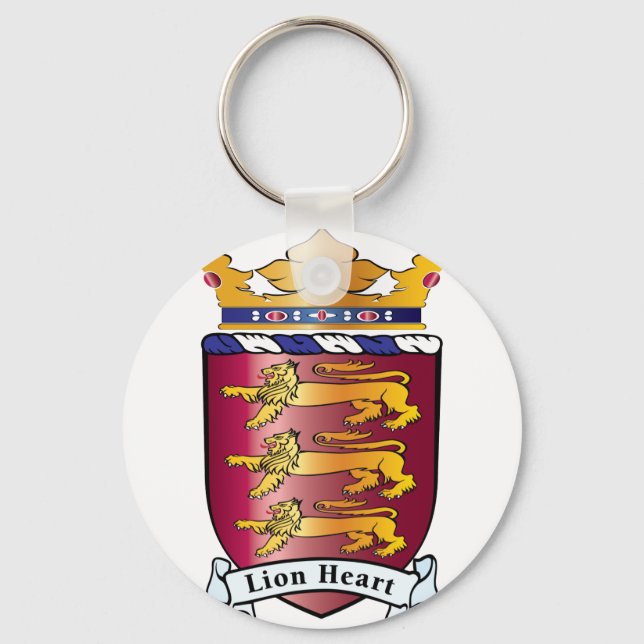 Chaveiro Lion Heart Crest (Frente)
