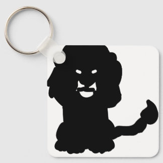 Chaveiro Lion Keychain – Bold Crest Silhouette Symbol