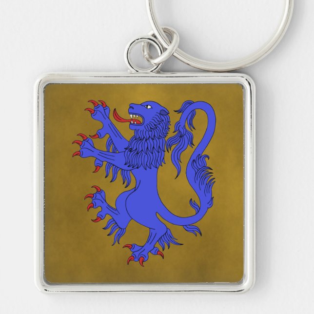 Chaveiro Lion Rampant Azure (Frente)