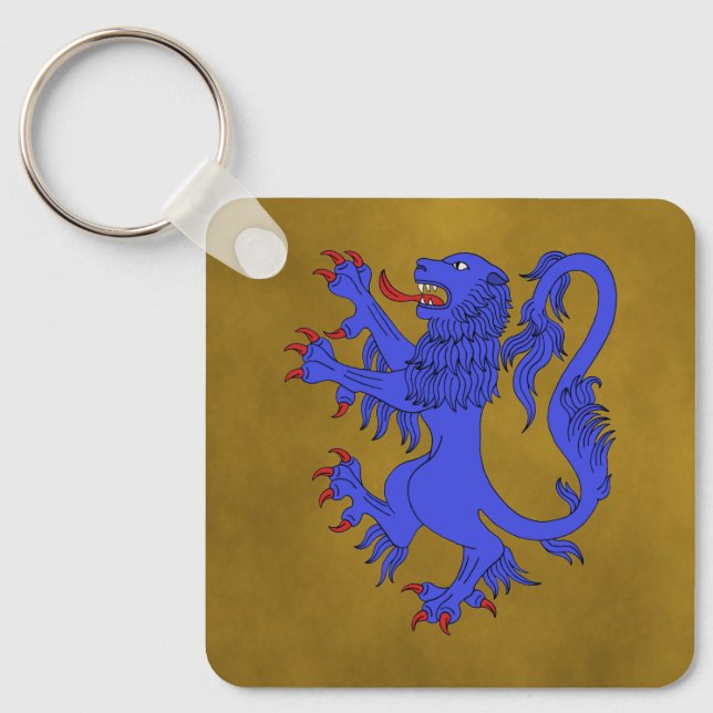 Chaveiro Lion Rampant Azure (Frente)