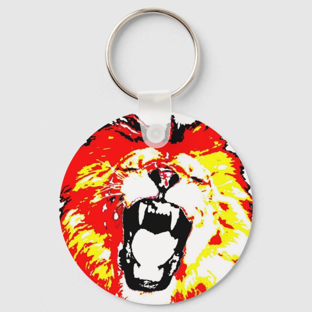 Chaveiro Lion Roaring (Frente)