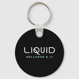 Chaveiro Liquid Wellness & IV - Black Keychain
