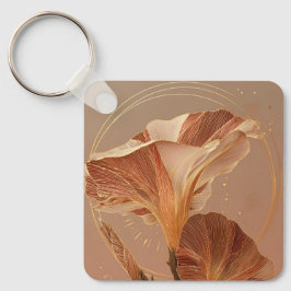 Chaveiro Lírio-de-callas Laranja Queimado Botânico
