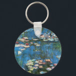 Chaveiro Lírios de Claude Monet, Impressionismo venenoso<br><div class="desc">Waterlily (1914), de Claude Monet, é uma pintura impressionista de arte natural. Uma das muitas variações das pinturas florais de lírio-d'água que Monet pintou pelo lago em seu jardim floral em Giverny, França. Sobre o artista: Claude Monet (1840-1926) foi o fundador do movimento de pintura impressionista francês, com a maioria...</div>