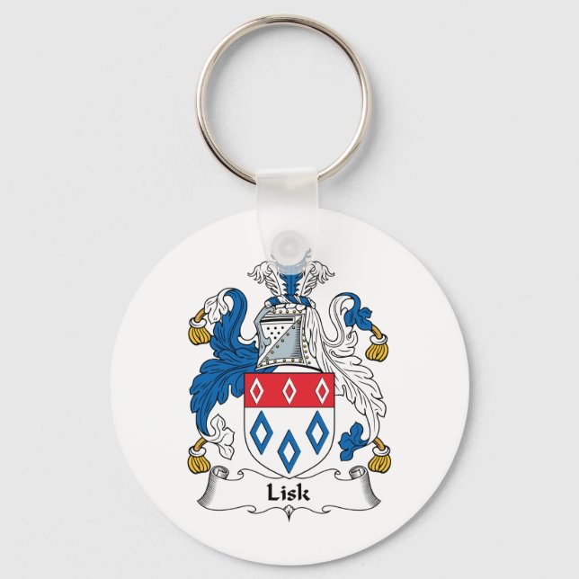Chaveiro Lisk Family Crest (Frente)