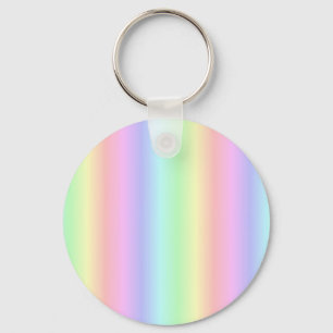 Chaveiro Listras de Arco-íris Pastel - Padrão