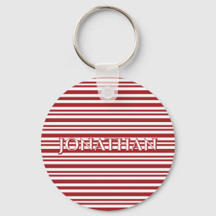 Chaveiro Listras de Bastão de Natal