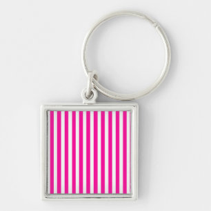 Chaveiro Listras Modernas Rosa