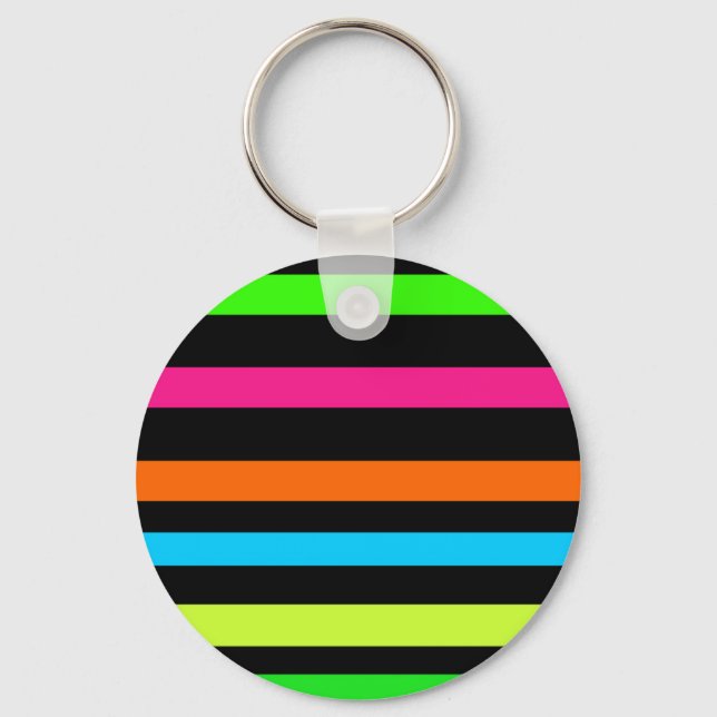 Chaveiro Listras neon (Frente)