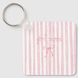 Chaveiro Listras Rosa Personalizadas Coquette Texto Persona