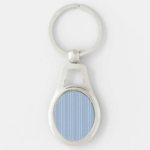 Chaveiro Listras Verticais Azul Pastel Bebê