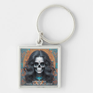 Chaveiro LITE EXISTENCIAL Memento Mori Femme Crânio