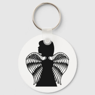 Chaveiro Little Angel Child Silhouette Fantasy art