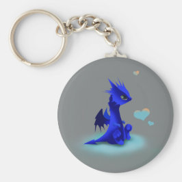 Chaveiro Little blue dragon of love