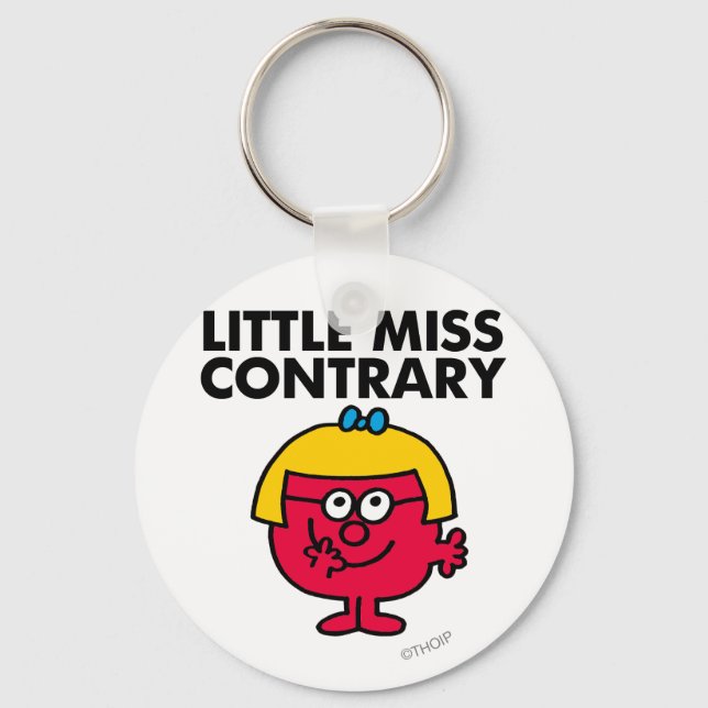 Chaveiro Little Miss Contrary (Frente)