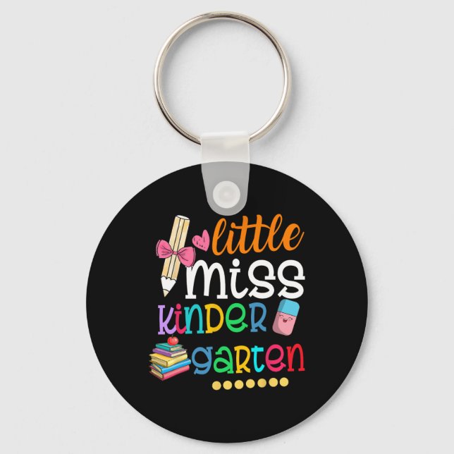 Chaveiro Little Miss Kindergarten For Kids Girls Ck To Scho (Frente)