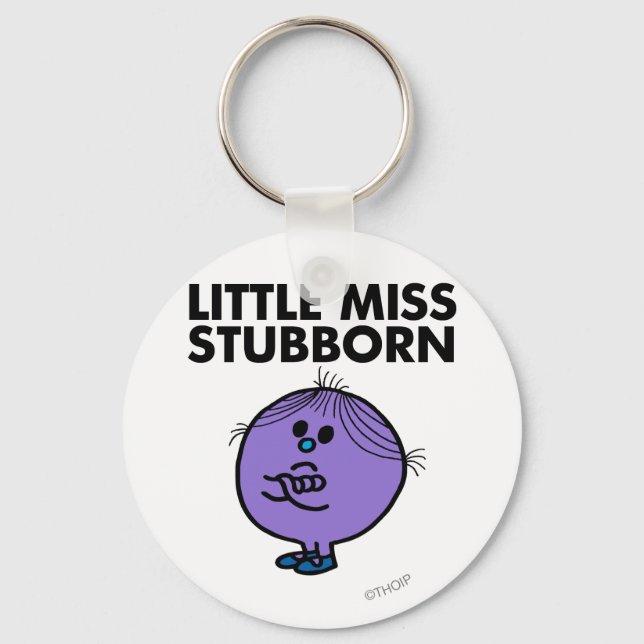 Chaveiro Little Miss Stubborn | Armas cruzadas (Frente)