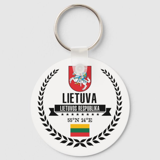 Chaveiro Lituânia (Frente)