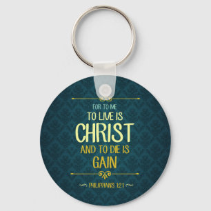 Chaveiro Live é o cristo - 1:21 dos Philippians
