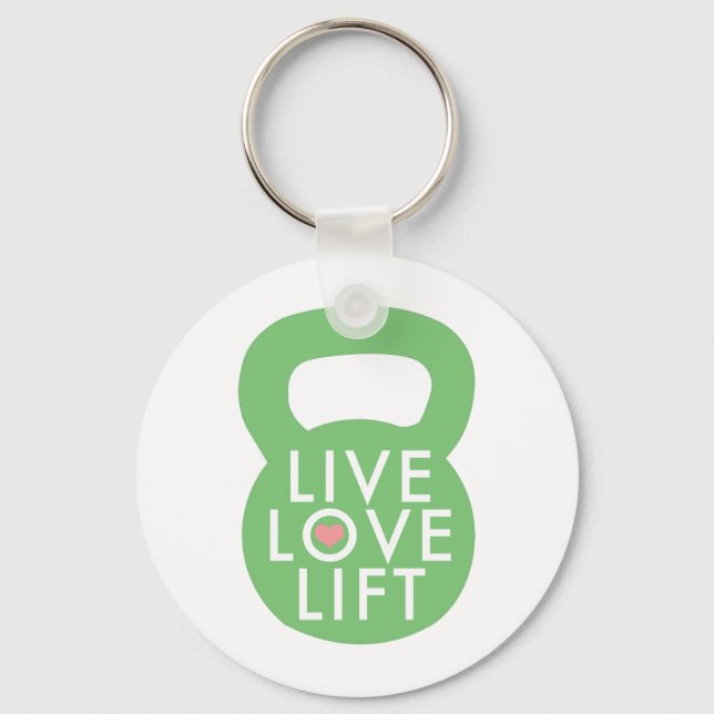 Chaveiro "Live Love Lift" (Frente)
