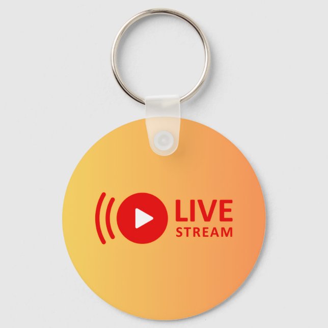 Chaveiro LiveStream Keychains (Frente)