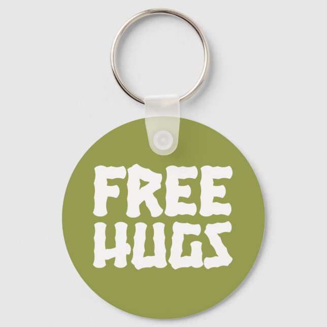 Chaveiro livre do botão dos abraços (Frente)