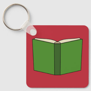 Chaveiro Livro Verde de Desenho Animado