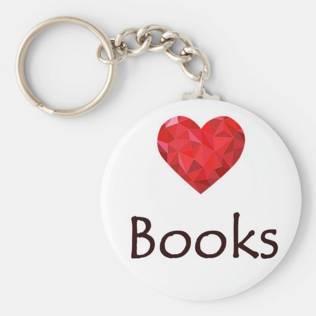 Chaveiro Livros de Coração (Frente)
