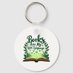 Chaveiro Livros São Minha Linguagem De Amor Lendo Bibliotec