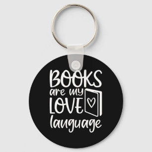 Chaveiro Livros São Minha Linguagem do Amor Amante da Leitu
